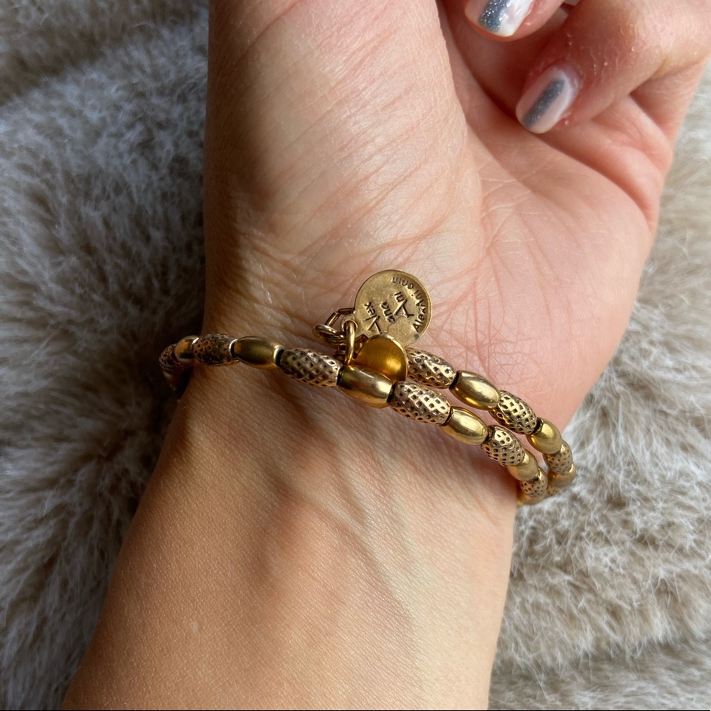 Alex and Ani heart wrap bracelet - Picture 2 of 3